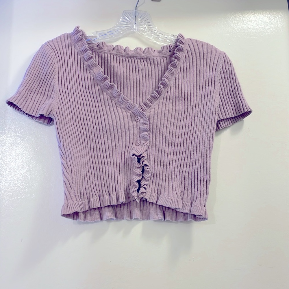 Aeropostale Lilac Crop Top